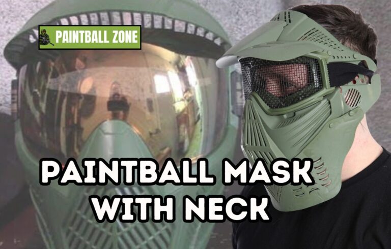 Paintball Mask with Neck