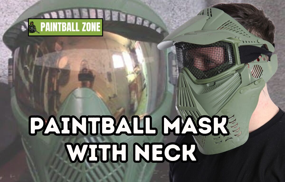 Paintball Mask with Neck