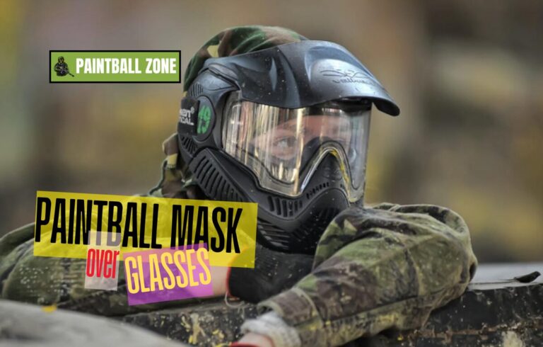 paintball mask over glasses