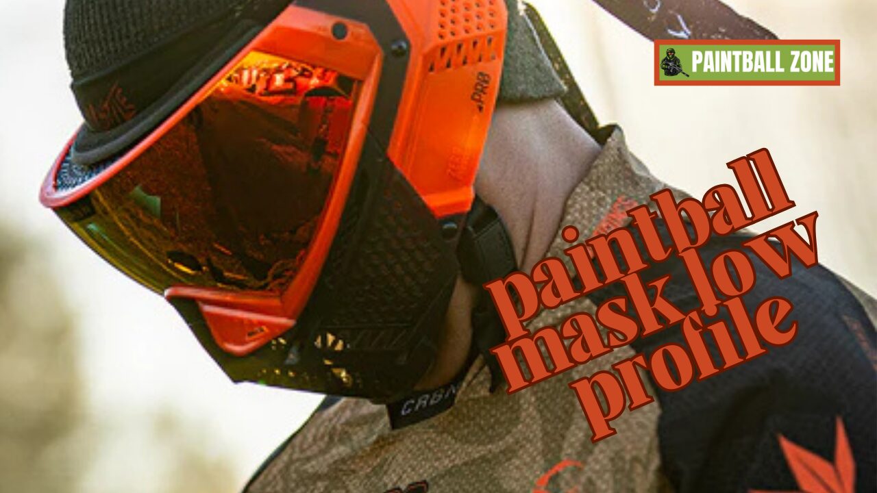 paintball mask low profile