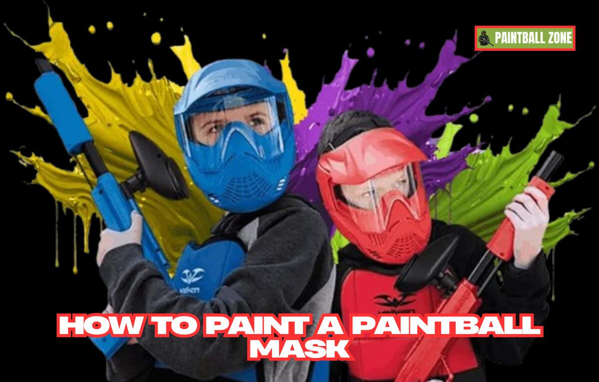 how to paint a paintball mask