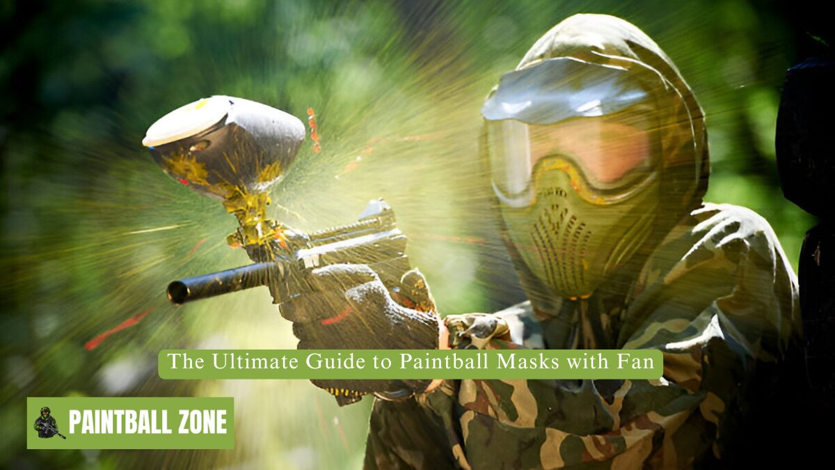 paintball mask with fan