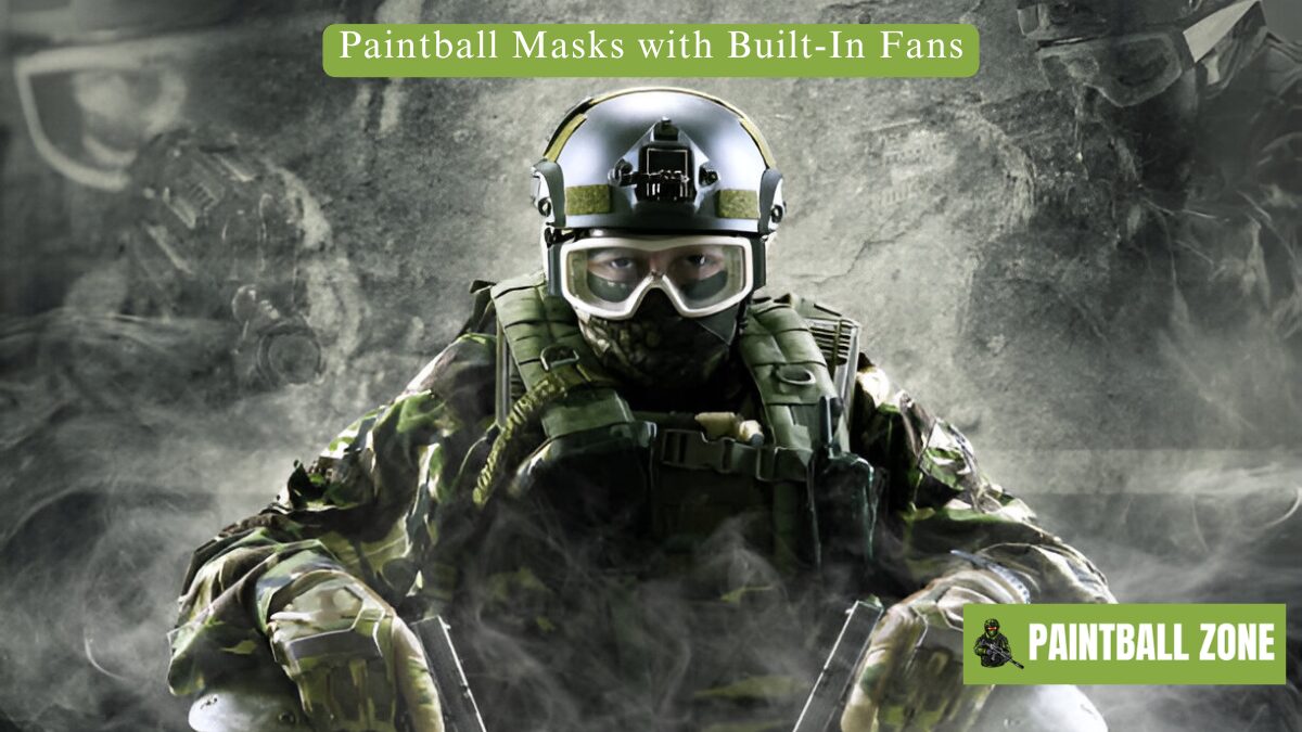 paintball mask with fan built in