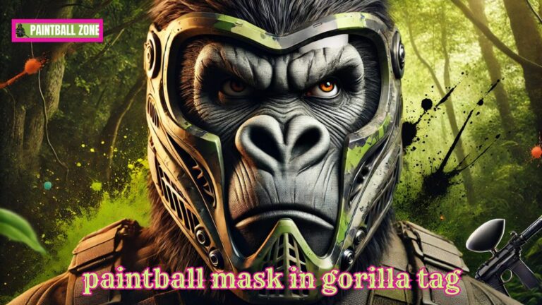 paintball mask in gorilla