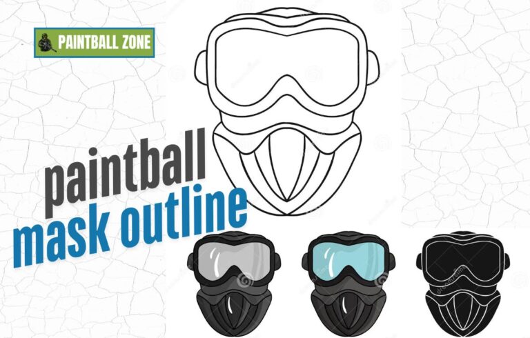 paintball mask outline